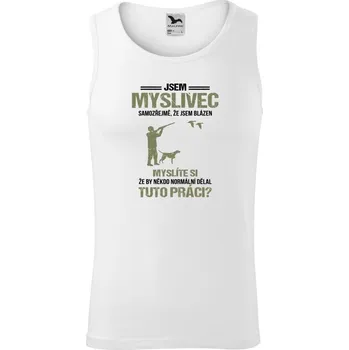 Pánské tílko Pánské tílko Malfini Core Samozřejmě, že jsem blázen - myslivec