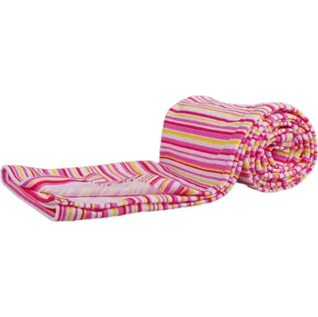 Dětská deka Kaarsgaren Bavlněná letní deka růžové proužky