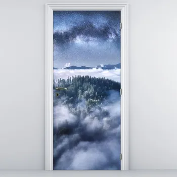 Fototapeta LuxusniObrazy.cz Fototapeta na dveře - Les v mlze