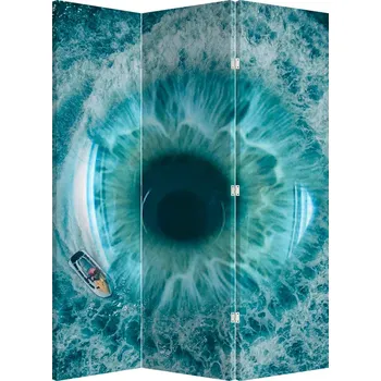 Paraván LuxusniObrazy.cz Paraván - Moře s loďkou