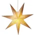 Vánoční světelná dekorace EMOS DCAZ07 vánoční hvězda papírová zlatá
