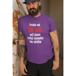 Pánské tričko Trvalo mi 50 let Barva: Fialová, Velikost: 2XL