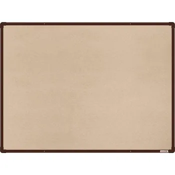 Kancelářský nábytek Textilní nástěnka 120x90 (AL rám hnědý)