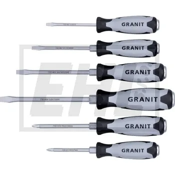 Šroubovák Sada šroubováků s úderovou čepičkou, PH + plochý, 6 ks. 7301466