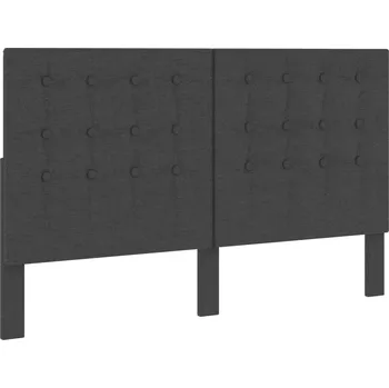 vidaXL čelo postele 160 x 200 cm tmavě šedé