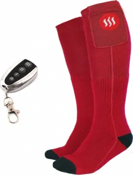 Pánské termo ponožky glovii GQ3 červené s dálkovým ovládáním M