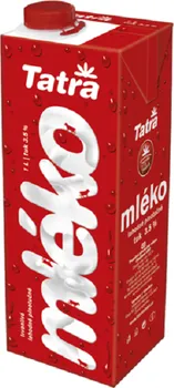 Mléko Tatra mléko s uzávěrem 3,5 % plnotučné 1 l 