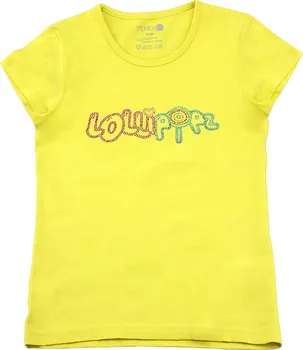 Dívčí tričko Kawaii Babe Lollipopz žluté