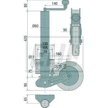 Kolečko Opěrné kolo 14270286