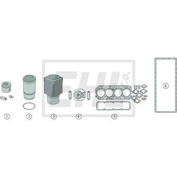 Gola sada Opravárenská sada motorů 38004629