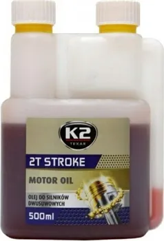 Motorový olej K2 Texar 2T Stroke červený 500 ml
