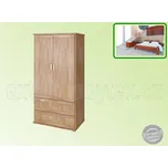 Skříň Alfa 2D - Grand BUK Provedení skříně: Pološatní, Moření: Třešeň