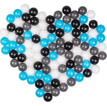 Dětský míč Tomido Míčky do bazénu 100 ks modré-černé-bílé 00009264