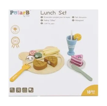 Hra na obchod Dřevěná sada na oběd