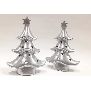 Svícen Svícen "STŘÍBRNÝ STROMEK" 9x16/2dr.