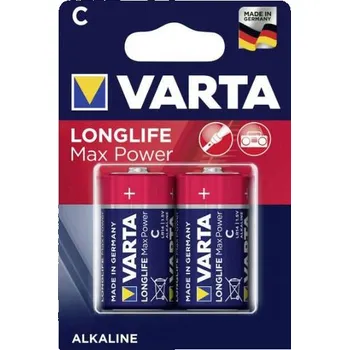Článková baterie Baterie LR14 Baby Varta LONGLIFE Max Power balení 2 ks