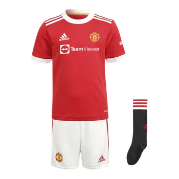Adidas Manchester United FC domácí 2021/22 červený/bílý 98 