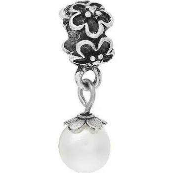 Dětské navlékací korálky Korálek s přívěskem bílá PERLA - TOPBEADS