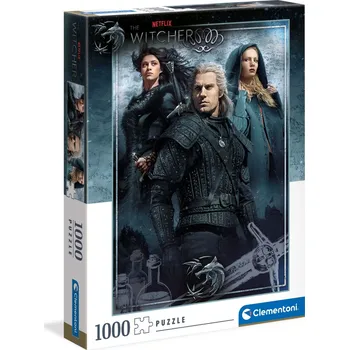 Puzzle Clementoni Netflix: Zaklínač Ciri, Yennefer and Geralt 1000 dílků