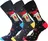 pánské ponožky VOXX PiVoXX 3-pack Vánoce mix V2 39-42