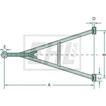 Vidlice na kolo Tažná vidlice 220418 110 20 4