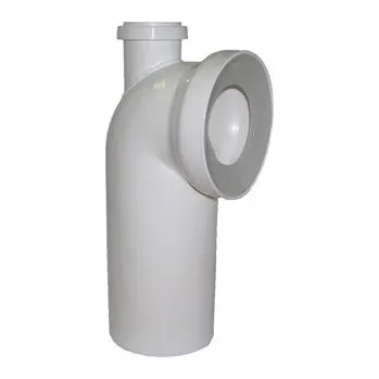 Kanalizační potrubí WC koleno 90° s přípojkou DN 50