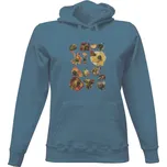 Dámská mikina s kapucí s potiskem Suchý květ mikina dámské