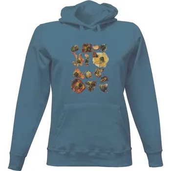 Dámská mikina Dámská mikina s kapucí s potiskem Suchý květ mikina dámské