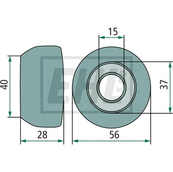 Pojezdová kladka 647401908F