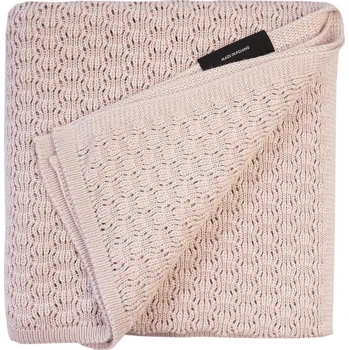 Dětská deka Lullalove Lehká bambusová dečka Motýlek Pudrová Růž