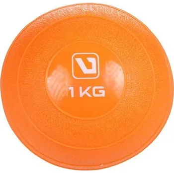 LiveUp Sports Weight Ball posilovací míč oranžový 1 kg