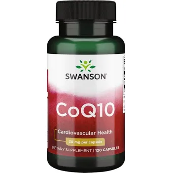 Přírodní produkt Swanson CoQ10, 30 mg, 120 kapslí