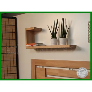 Šatní skříň Police Naomi 152 BUK Materiál: Buk, Moření: Bílá transparent