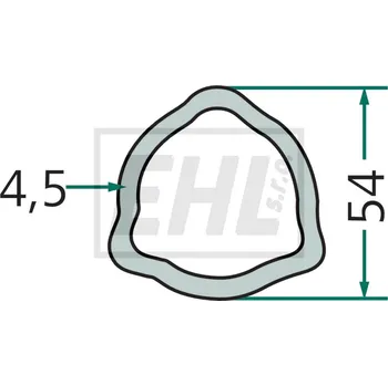 Auto-moto Profilová trubka 1,5 m 417710544150