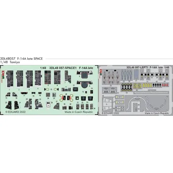 Plastikový model Eduard 1/48 F-14A late SPACE (TAMIYA)