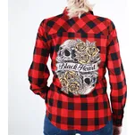 Dámská Košile BLACK HEART ROMANTIC Barva: Červená, Velikost: S