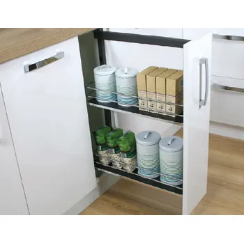 Odpadkový koš Výsuvný koš Cargo boční SILVA 150 Pravý