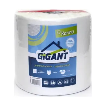 Papírový ručník Karina papírové utěrky v roli Gigant 2-vrstvé