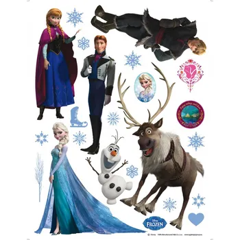 Samolepící dekorace DK1776 Samolepící dekorace nálepka Ledové království, velikost 65 x 85 cm