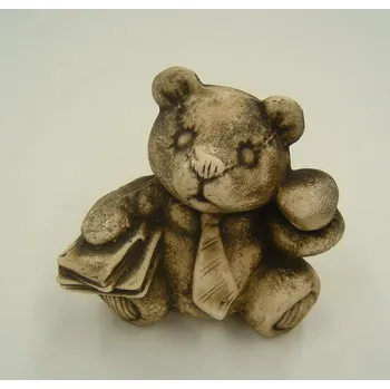 Zahradní dekorace Keramický medvídek s knížkou