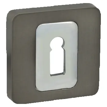 Dveřní kování DOMINO Rozeta QUANTA-QR M6/Antracit BB