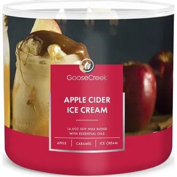Svíčka Goose Creek Candle svíčka Apple Cider Ice Cream, 411 g