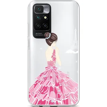 Pouzdro na mobilní telefon Kryt Xiaomi Redmi 10 silikon Pink Princess (obal neboli pouzdro na Xiaomi Redmi 10)