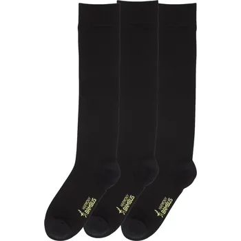 Pánské ponožky Bambusové hladké pohodlné unisex podkolenky RS 39-42 černá