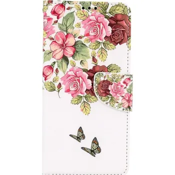 Pouzdro na mobilní telefon Pouzdro Samsung A22 knížkové Něžné květy (kryt neboli obal na Samsung A22)