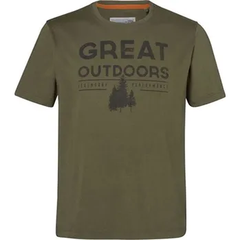 Pánské tričko STIHL Tričko OUTDOORS olivové Velikost: L