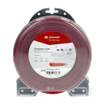 Struna žací hranatá 2,65mm x 55m Kramp červená