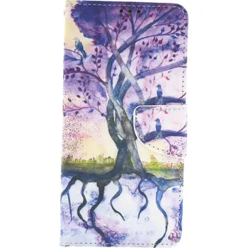 Pouzdro na mobilní telefon Pouzdro Samsung A22 knížkové Kresba stromu (kryt neboli obal na Samsung A22)