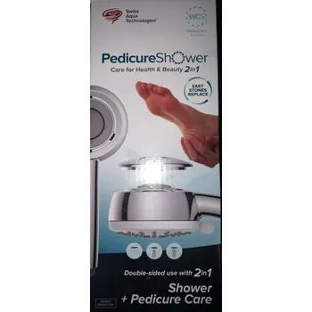 Cizojazyčná kniha Pedicure Shower - Care for Health and Beauty 2 in 1, chrom