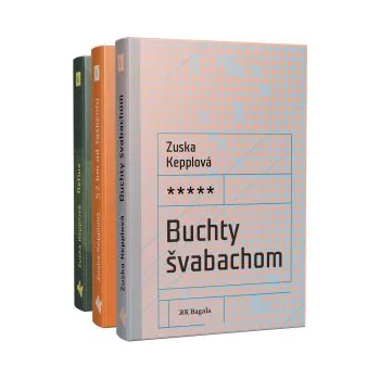 Kniha Kepplová - Sada 3x kniha: Buchty švabachom, Reflux, 57 km od Taškenu – Zuska Kepplová (SK)